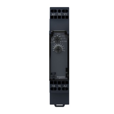 RE17RAMUS - Harmony, Modular timing relay, 8 A, 1 CO, 1 s..100 h, on delay, spring terminals, 24 V DC / 24...240 V AC/DC - Schneider Electric - Harmony, Modular timing relay, 8 A, 1 CO, 1 s..100 h, on delay, spring terminals, 24 V DC / 24...240 V AC/DC - Schneider Electric - 2