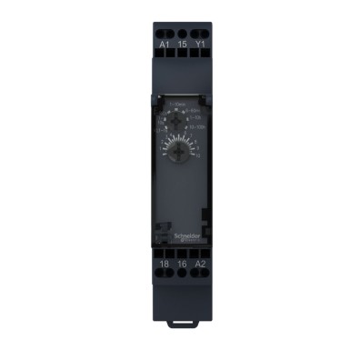 RE17RHMUS - Harmony, Modular timing relay, 8 A, 1 CO, 1 s..100 h, on delay, spring terminals, 24 V DC / 24...240 V AC/DC - Schneider Electric - Harmony, Modular timing relay, 8 A, 1 CO, 1 s..100 h, on delay, spring terminals, 24 V DC / 24...240 V AC/DC - Schneider Electric - 2