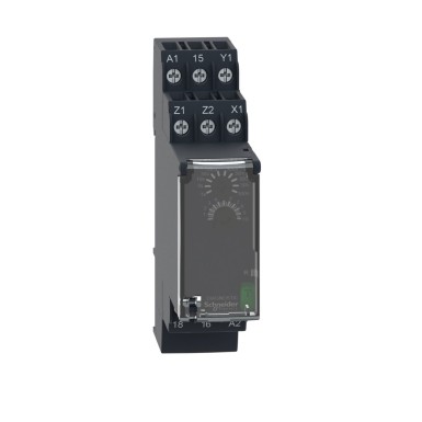 RE22R1ACMR - Harmony, Modular timing relay, 8 A, 1 CO, 0.05 s?¦300 h, dual function, 24...240 V AC/DC - Schneider Electric - Harmony, Modular timing relay, 8 A, 1 CO, 0.05 s?¦300 h, dual function, 24...240 V AC/DC - Schneider Electric - 11