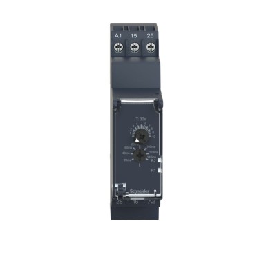 RE22R2QEMR - Harmony, Modular timing relay, 8 A, 2 CO, 0.3 s?¦30 s, star delta, 24...240 V AC/DC - Schneider Electric - Harmony, Modular timing relay, 8 A, 2 CO, 0.3 s?¦30 s, star delta, 24...240 V AC/DC - Schneider Electric - 6