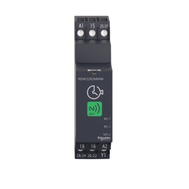 RENF22R2MMW - Harmony, NFC modular timing relay, 8 A, 2 CO, 0.1 s?¦999 h, multifunction, 24...240 V AC/DC - Schneider Electric - Harmony, NFC modular timing relay, 8 A, 2 CO, 0.1 s?¦999 h, multifunction, 24...240 V AC/DC - Schneider Electric - 4