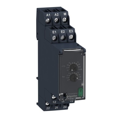 RM22JA21MR - Harmony, Modular 1phase current control relay, 8 A, 2 CO, 24?¦240 V AC/DC - Schneider Electric - Harmony, Modular 1phase current control relay, 8 A, 2 CO, 24?¦240 V AC/DC - Schneider Electric - 0