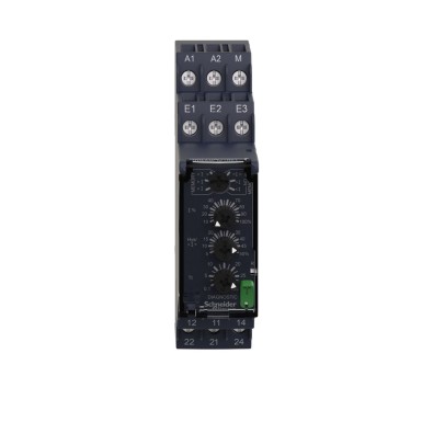 RM22JA31MR - Harmony, Modular 1phase current control relay, 4 mA?¦1 A, 2 CO, 24?¦240 V AC/DC - Schneider Electric - Harmony, Modular 1phase current control relay, 4 mA?¦1 A, 2 CO, 24?¦240 V AC/DC - Schneider Electric - 1