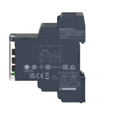 RM22TR31 - Harmony, Modular 3phase voltage control relay, 8 A, 2 CO, 200?¦240 V AC - Schneider Electric - Harmony, Modular 3phase voltage control relay, 8 A, 2 CO, 200?¦240 V AC - Schneider Electric - 5