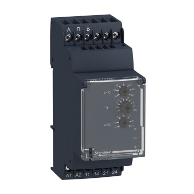 RM35ATR5MW - Harmony, Modular temperature control relay, 5 A , 2 NO, 24..240 V AC/DC - Schneider Electric - Harmony, Modular temperature control relay, 5 A , 2 NO, 24..240 V AC/DC - Schneider Electric - 0