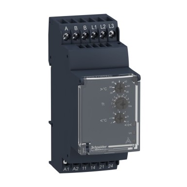 RM35ATW5MW - Harmony, Modular temperature 3phase control relay, 5 A , 2 NO, 24..240 V AC/DC - Schneider Electric - Harmony, Modular temperature 3phase control relay, 5 A , 2 NO, 24..240 V AC/DC - Schneider Electric - 0