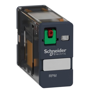 RPM11P7 - Harmony, Power plugin relay, 15 A, 1 CO, with lockable test button, 230 V AC - Schneider Electric - Harmony, Power plugin relay, 15 A, 1 CO, with lockable test button, 230 V AC - Schneider Electric - 0