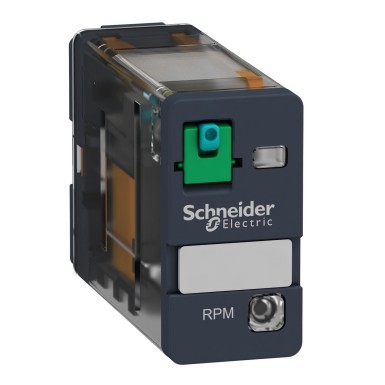 RPM12BD - Harmony, Power plugin relay, 15 A, 1 CO, with LED, with lockable test button, 24 V DC - Schneider Electric - Harmony, Power plugin relay, 15 A, 1 CO, with LED, with lockable test button, 24 V DC - Schneider Electric - 0