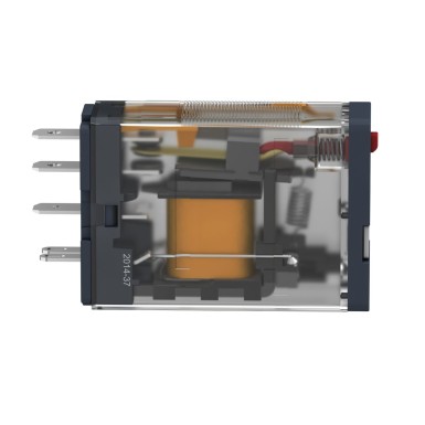 RPM12BD - Harmony, Power plugin relay, 15 A, 1 CO, with LED, with lockable test button, 24 V DC - Schneider Electric - Harmony, Power plugin relay, 15 A, 1 CO, with LED, with lockable test button, 24 V DC - Schneider Electric - 4