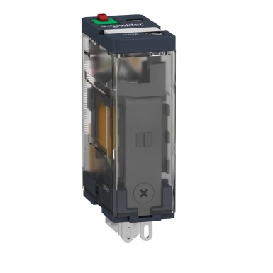 RPM12BD - Harmony, Power plugin relay, 15 A, 1 CO, with LED, with lockable test button, 24 V DC - Schneider Electric - Harmony, Power plugin relay, 15 A, 1 CO, with LED, with lockable test button, 24 V DC - Schneider Electric - 5