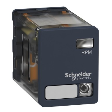 RPM23BD - Harmony, Power plugin relay, 15 A, 2 CO, with LED, 24 V DC - Schneider Electric - Harmony, Power plugin relay, 15 A, 2 CO, with LED, 24 V DC - Schneider Electric - 0