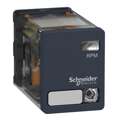 RPM23P7 - Harmony, Power plugin relay, 15 A, 2 CO, with LED, 230 V AC - Schneider Electric - Harmony, Power plugin relay, 15 A, 2 CO, with LED, 230 V AC - Schneider Electric - 0