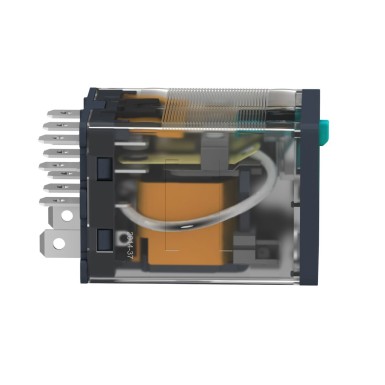 RPM32BD - Harmony, Power plugin relay, 15 A, 3 CO, with LED, with lockable test button, 24 V DC - Schneider Electric - Harmony, Power plugin relay, 15 A, 3 CO, with LED, with lockable test button, 24 V DC - Schneider Electric - 2