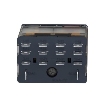 RPM42F7 - Harmony, Power plugin relay, 15 A, 4 CO, with LED, with lockable test button, 120 V AC - Schneider Electric - Harmony, Power plugin relay, 15 A, 4 CO, with LED, with lockable test button, 120 V AC - Schneider Electric - 3