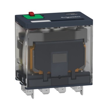 RPM42F7 - Harmony, Power plugin relay, 15 A, 4 CO, with LED, with lockable test button, 120 V AC - Schneider Electric - Harmony, Power plugin relay, 15 A, 4 CO, with LED, with lockable test button, 120 V AC - Schneider Electric - 5