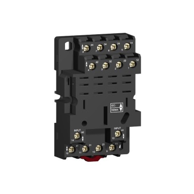 RPZF4 - Socket, Harmony, for RPM4 power relays, 16A screw clamp terminals, mixed contact - Schneider Electric - Socket, Harmony, for RPM4 power relays, 16A screw clamp terminals, mixed contact - Schneider Electric - 0