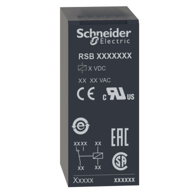 RSB1A120B7 - Harmony, Interface plugin relay, 12 A, 1 CO, 24 V AC - Schneider Electric - Harmony, Interface plugin relay, 12 A, 1 CO, 24 V AC - Schneider Electric - 1