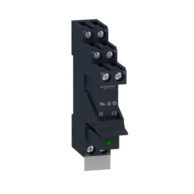 RSB2A080BDPV - Harmony Relay RSB - plug-in PCB relay mounted on socket - 2OF 8A - 24VDC - Schneider Electric - Harmony Relay RSB - plug-in PCB relay mounted on socket - 2OF 8A - 24VDC - Schneider Electric - 0