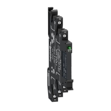 RSL1PVBU - Slim interface relay pre assembled, Harmony, 6A, 1CO, with LED, screw connectors, 24V AC DC - Schneider Electric - Slim interface relay pre assembled, Harmony, 6A, 1CO, with LED, screw connectors, 24V AC DC - Schneider Electric - 0