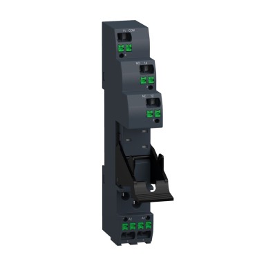 RSZE05P - Harmony, Pushin socket with clamp, for RSB1A relays, 12 A, pushin terminals, separate contact - Schneider Electric - Harmony, Pushin socket with clamp, for RSB1A relays, 12 A, pushin terminals, separate contact - Schneider Electric - 0