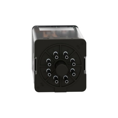 RUMF32F7 - Universal plug in relay, Harmony, 10A, 3CO, with LED, lockable test button, flat (faston) terminals, 120V AC - Schneider Electric - Universal plug in relay, Harmony, 10A, 3CO, with LED, lockable test button, flat (faston) terminals, 120V AC - Schneider Electric - 1