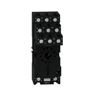 RUZSC3M - Harmony, Socket, for RUMC3 relays, 12 A, screw connectors, separate contact - Schneider Electric - Harmony, Socket, for RUMC3 relays, 12 A, screw connectors, separate contact - Schneider Electric - 5