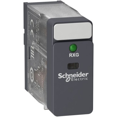 RXG13B7 - Harmony, Interface plugin relay, 10 A, 1 CO, with LED, 24 V AC - Schneider Electric - Harmony, Interface plugin relay, 10 A, 1 CO, with LED, 24 V AC - Schneider Electric - 0