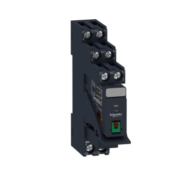 RXG21B7PV - Harmony, Interface plugin relay preassembled, 5 A, 2 CO, with lockable test button, with protection - Schneider Electric - Harmony, Interface plugin relay preassembled, 5 A, 2 CO, with lockable test button, with protection - Schneider Electric - 0