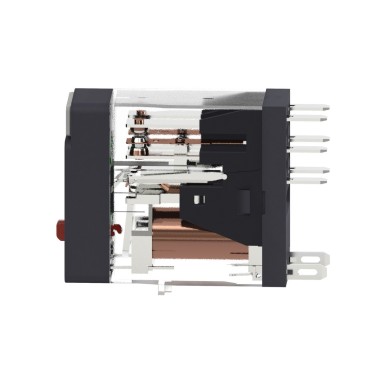 RXG22B7 - Harmony, Interface plugin relay, 5 A, 2 CO, with LED, with lockable test button, 24 V AC - Schneider Electric - Harmony, Interface plugin relay, 5 A, 2 CO, with LED, with lockable test button, 24 V AC - Schneider Electric - 1