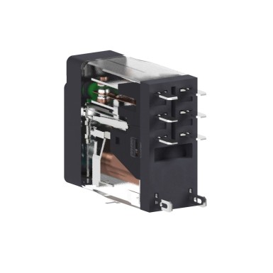 RXG22ED - Harmony, Interface plugin relay, 5 A, 2 CO, with LED, with lockable test button, 48 V DC - Schneider Electric - Harmony, Interface plugin relay, 5 A, 2 CO, with LED, with lockable test button, 48 V DC - Schneider Electric - 3