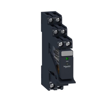 RXG23BDPV - Harmony, Interface plugin relay preassembled, 5 A, 2 CO, with LED, with protection circuit, 24 V DC - Schneider Electric - Harmony, Interface plugin relay preassembled, 5 A, 2 CO, with LED, with protection circuit, 24 V DC - Schneider Electric - 0