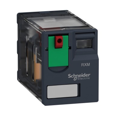 RXM2AB1B7 - Harmony Relay RXM - miniature relay - plug-in - test - 2OF - 12A - 24VAC - Schneider Electric - Harmony Relay RXM - miniature relay - plug-in - test - 2OF - 12A - 24VAC - Schneider Electric - 0