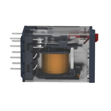 RXM2AB2B7 - Miniature plug in relay, Harmony, 12A, 2CO, with LED, lockable test button, 24V AC - Schneider Electric - Miniature plug in relay, Harmony, 12A, 2CO, with LED, lockable test button, 24V AC - Schneider Electric - 2