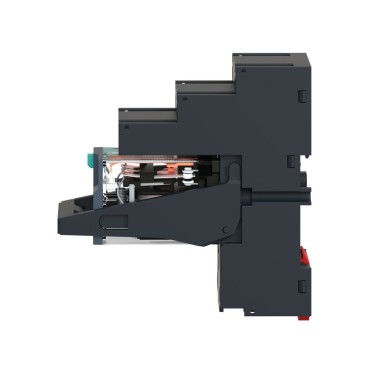 RXM2AB2BDPVS - Harmony, Miniature plug-in relay pre-assembled, 12 A, 2 CO, with LED, with lockable test button, separate terminals socket, 24 V DC - Schneider Electric - Harmony, Miniature plug-in relay pre-assembled, 12 A, 2 CO, with LED, with lockable test button, separate terminals socket, 24 V DC - Schneider Electric - 3