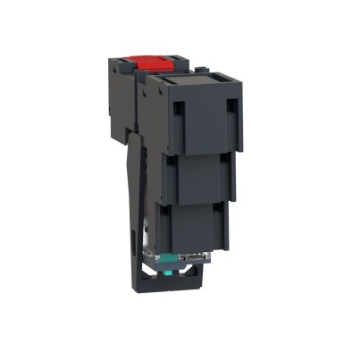 RXM2AB2BDPVS - Harmony, Miniature plug-in relay pre-assembled, 12 A, 2 CO, with LED, with lockable test button, separate terminals socket, 24 V DC - Schneider Electric - Harmony, Miniature plug-in relay pre-assembled, 12 A, 2 CO, with LED, with lockable test button, separate terminals socket, 24 V DC - Schneider Electric - 6