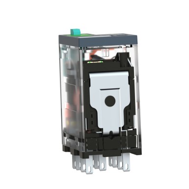 RXM3AB2BD - Harmony, Miniature plugin relay, 10 A, 3 CO, with LED, with lockable test button, 24 V DC - Schneider Electric - Harmony, Miniature plugin relay, 10 A, 3 CO, with LED, with lockable test button, 24 V DC - Schneider Electric - 2