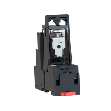 RXM4AB2B7PVS - Harmony, Miniature plug-in relay pre-assembled, 6 A, 4 CO, with LED, with lockable test button, separate terminals socket, 24 V AC - Schneider Electric - Harmony, Miniature plug-in relay pre-assembled, 6 A, 4 CO, with LED, with lockable test button, separate terminals socket, 24 V AC - Schneider Electric - 3