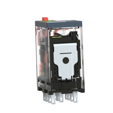 RXM4AB2F7 - Harmony Relay RXM - miniature relay - plug-in - test+LED - 4OF - 6A - 120VAC - Schneider Electric - Harmony Relay RXM - miniature relay - plug-in - test+LED - 4OF - 6A - 120VAC - Schneider Electric - 4