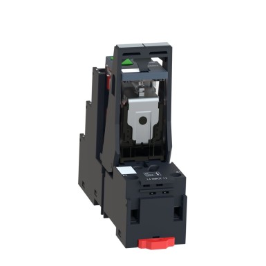 RXM4AB2P7PVS - Harmony, Miniature plug-in relay pre-assembled, 6 A, 4 CO, with LED, with lockable test button, separate terminals socket, 230 V AC - Schneider Electric - Harmony, Miniature plug-in relay pre-assembled, 6 A, 4 CO, with LED, with lockable test button, separate terminals socket, 230 V AC - Schneider Electric - 4