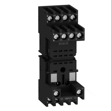 RXZE2M114M - Harmony Relay RXM - mixed contact base - RXM2/4 - screw connector connections - Schneider Electric - Harmony Relay RXM - mixed contact base - RXM2/4 - screw connector connections - Schneider Electric - 0