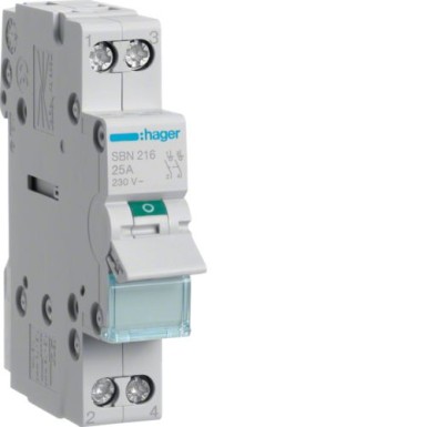 SBN216 - 2P 16A Switch - Hager - 2P 16A Switch - Hager - 0