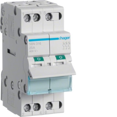 SBN316 - 3P 16A Switch - Hager - 3P 16A Switch - Hager - 0