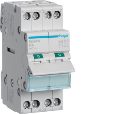 SBN416 - 4P 16A Switch - Hager - 4P 16A Switch - Hager - 0