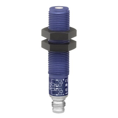 SM340A46000 - Telemecanique - Hyde Park, Ultrasonic sensor, discrete, 12 mm barrel, 12 24 V DC