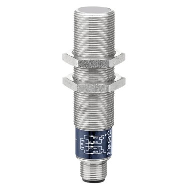 SM650A44800S - Telemecanique - Hyde Park, Ultrasonic sensor, discrete, 18 mm barrel, 12 24 V DC