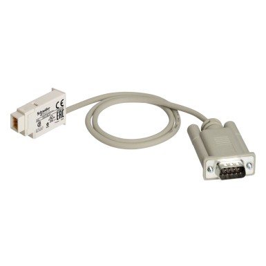 SR2CBL07 - SUB D 9 pin modem connecting cable, for smart relay Zelio Logic, 0.5 m - Schneider Electric - SUB D 9 pin modem connecting cable, for smart relay Zelio Logic, 0.5 m - Schneider Electric - 0