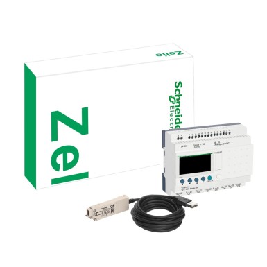 SR2PACK2BD - Compact discovery packs, Zelio Logic, smart relay discovery pack, 20 I/O, 24 V DC - Schneider Electric - Compact discovery packs, Zelio Logic, smart relay discovery pack, 20 I/O, 24 V DC - Schneider Electric - 0