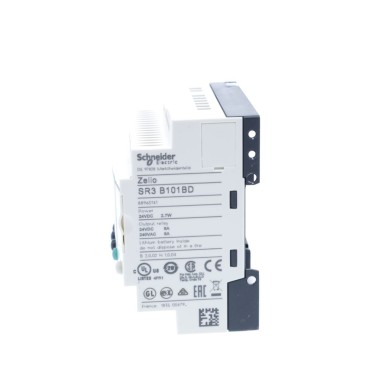 SR3B101BD - Modular smart relay, Zelio Logic, 10 I/O, 24 V DC, clock, display - Schneider Electric - Modular smart relay, Zelio Logic, 10 I/O, 24 V DC, clock, display - Schneider Electric - 1