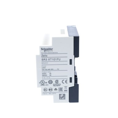 SR3XT101FU - Discrete I/O extension module, Zelio Logic, 10 I/O, 100...240 V AC - Schneider Electric - Discrete I/O extension module, Zelio Logic, 10 I/O, 100...240 V AC - Schneider Electric - 4