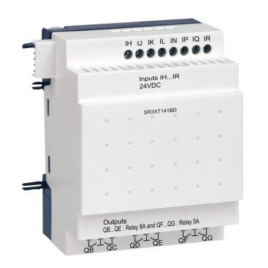 SR3XT141BD - Zelio Logic - discrete I/O extension module - 14 inputs/outputs - 24Vdc - Schneider Electric - Zelio Logic - discrete I/O extension module - 14 inputs/outputs - 24Vdc - Schneider Electric - 0